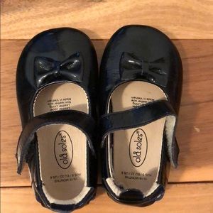 Old Soles black baby dress shoes